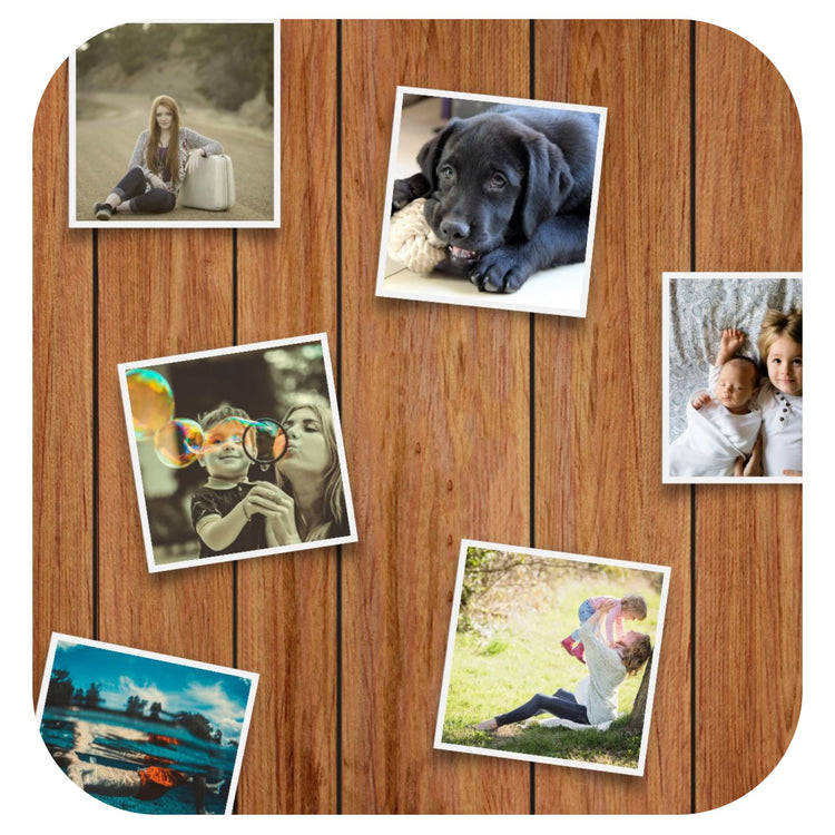 mini square photo tiles