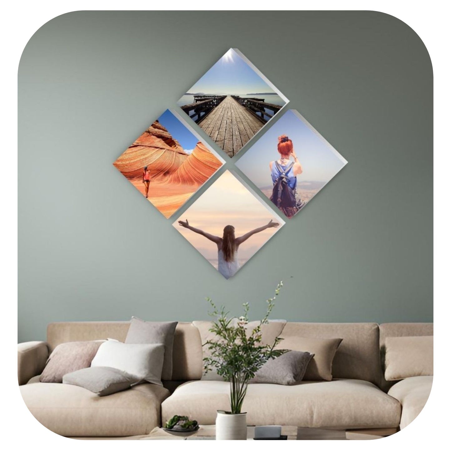 Diamond Photo Tiles