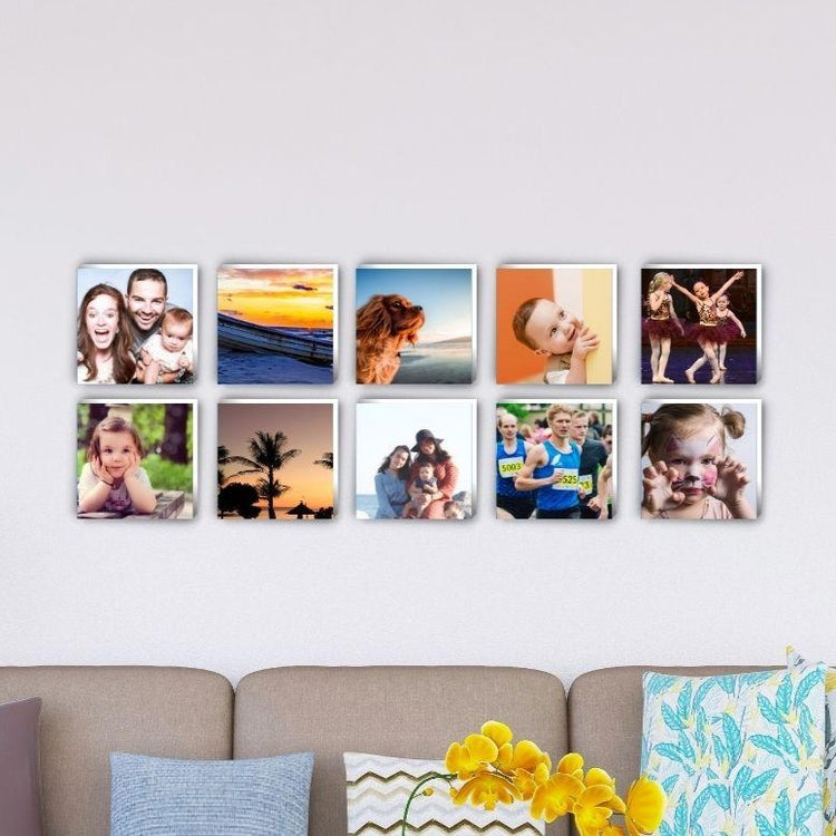 10 Infinity Photo Tiles (6inch) – Round Prints Photo Tiles